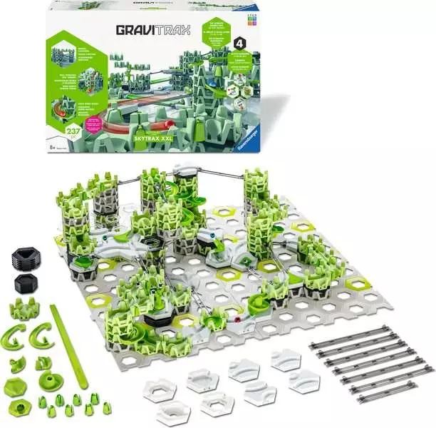 GraviTrax BASE: Skytrax Action Set - Construction Game, XXL