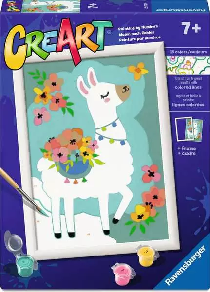 CreArt: No Probllama - Painting by Numbers, 7 x 10