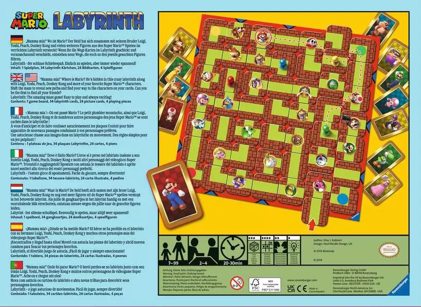 Super Mario: Labyrinth - Sliding Game