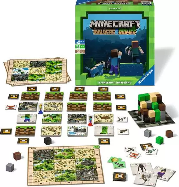 Minecraft: Builders & Biomes - Board Game