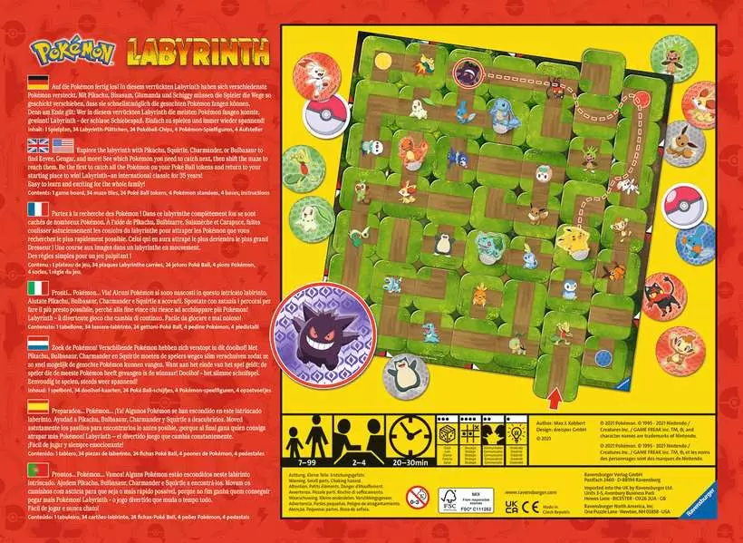 Pokémon: Labyrinth - Sliding Game