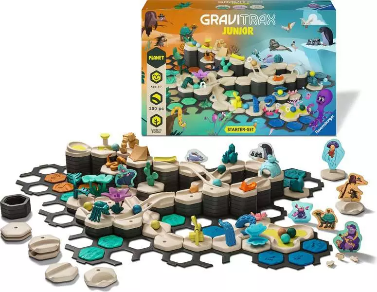 GraviTrax Junior: My Planet Starter Set - Construction Game, XXL