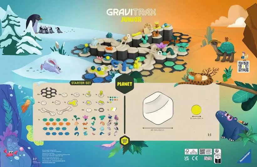 GraviTrax Junior: My Planet Starter Set - Construction Game, XXL