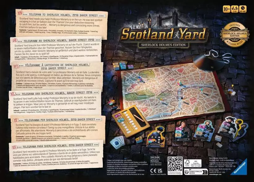 Scotland Yard: Sherlock Holmes - Detective Game