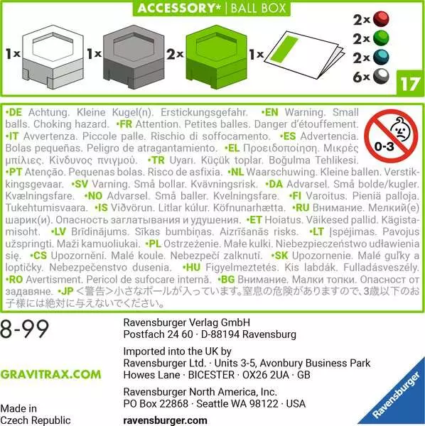 GraviTrax Element: Marble Box - Construction Game