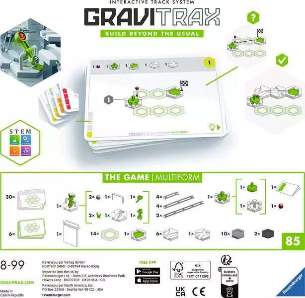 Gravitrax Game: Multiform - Construction Game