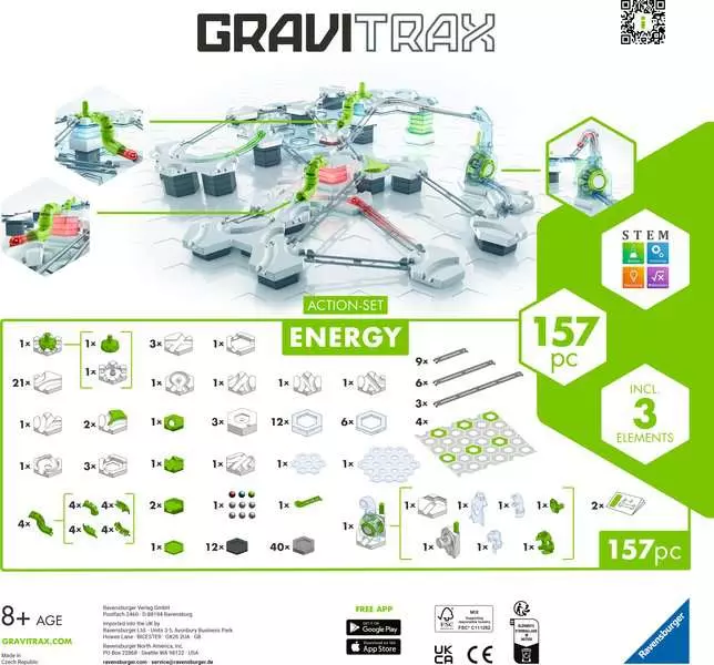 GraviTrax BASE: Energy Action Set - Construction Game