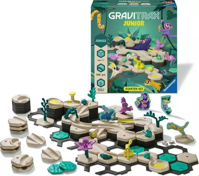 GraviTrax Junior: My Jungle Starter Set - Construction Game