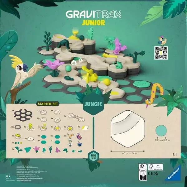 GraviTrax Junior: My Jungle Starter Set - Construction Game