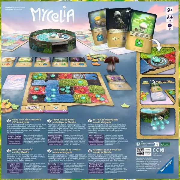 Mycelia: Cozy Magical Mushroom - Board Game