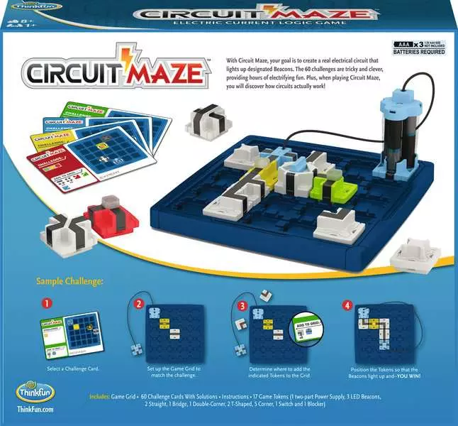 Circuit Maze: Electric Current - Logic Game