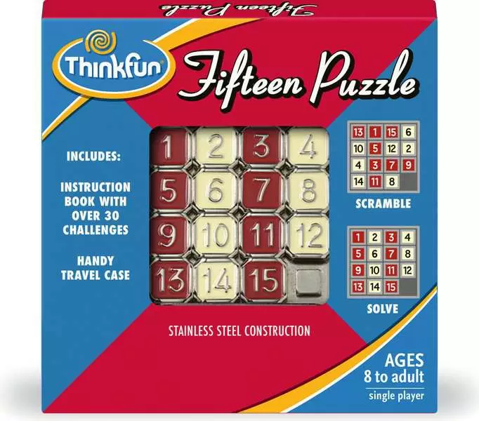 Classic Fifteen Number Slide - Brain Game