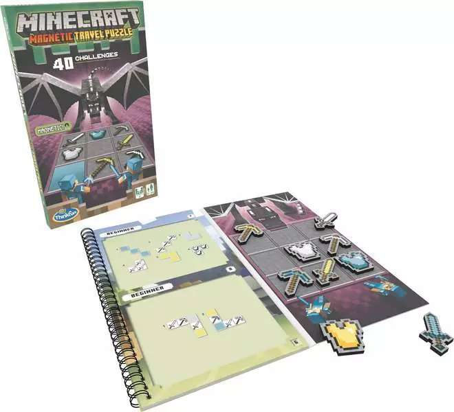 Minecraft: Magnetic Travel Puzzle - Logic Game