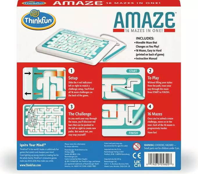 Amaze: A Fun Travel Maze Game - Brain Game