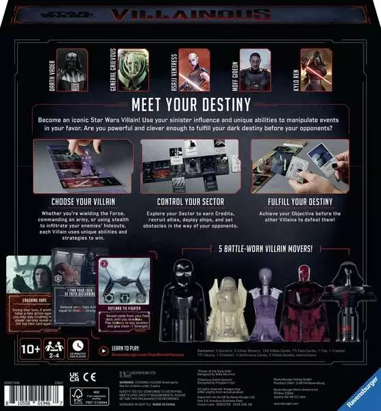 Star Wars Villainous: Power of the Dark Side Villainous - Card Game