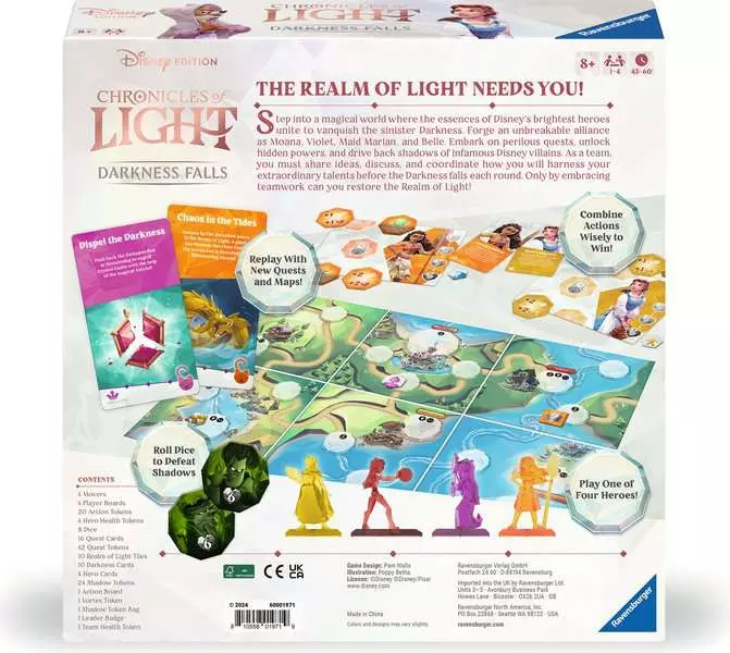 Disney Chronicles of Light: Darkness Falls - Strategy Board Game