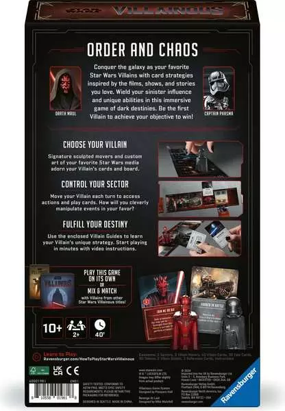 Star Wars Villainous: Revenge at Last - Strategy Board and Card Game