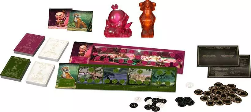Disney Villainous: Sugar and Spite Family (English) - Strategy Board and Card Game