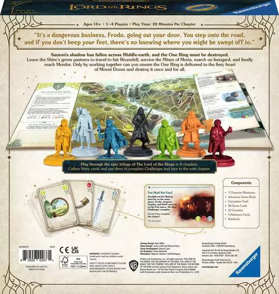 The Lord of the Rings: Adventure Book - Board Game
