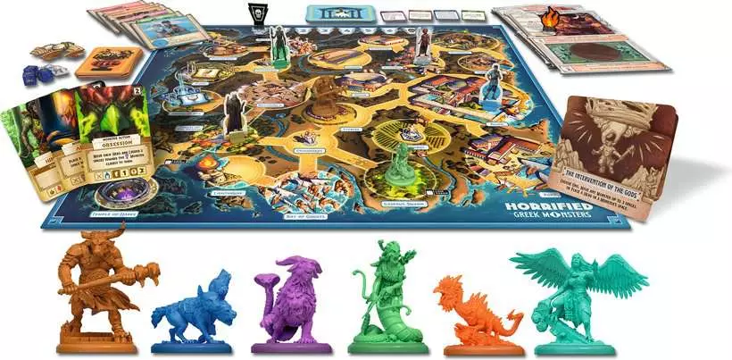 Horrified: Greek Monsters - Strategy Board Game