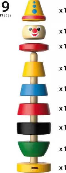 Stacking Clown - Toddler Toy