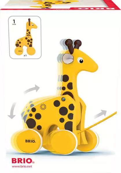 Pull Along Giraffe - Toddler Toy