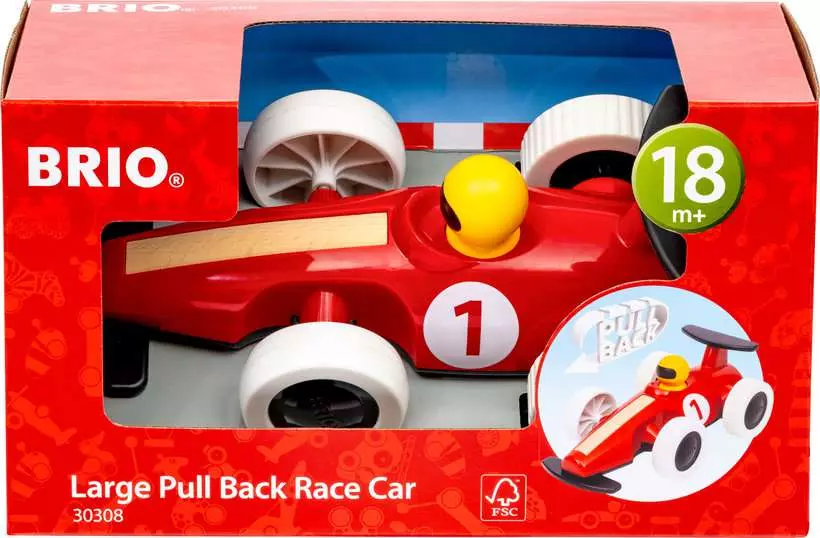 Large Pull Back Race Car - Toddler Toy