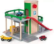 Parking Garage - Railway Accessory with Toy Cars