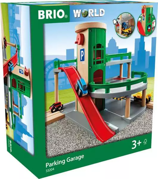 Parking Garage - Railway Accessory with Toy Cars