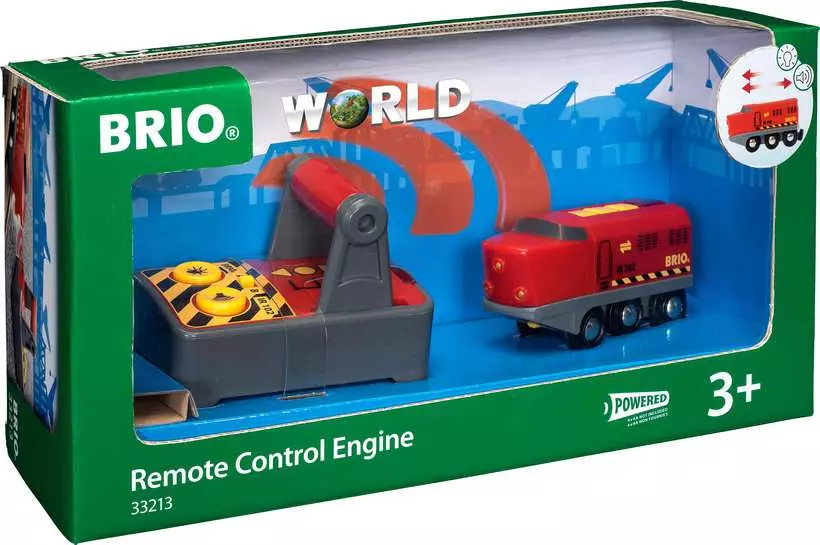 Remote Control Engine - Battery-Powered Toy Train