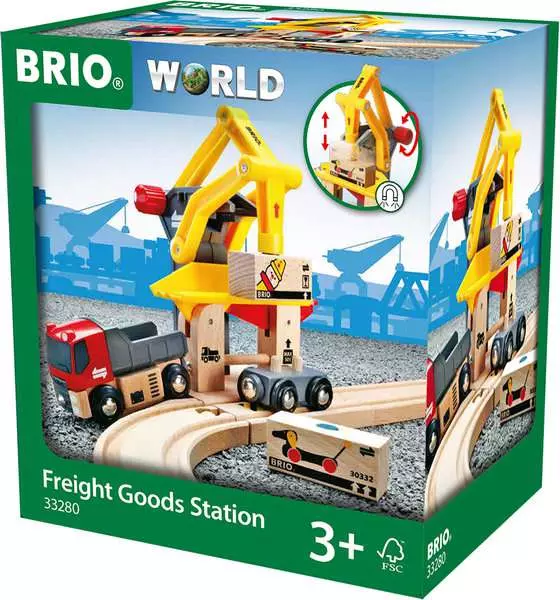 Freight Goods Station - Toy Train Accessory