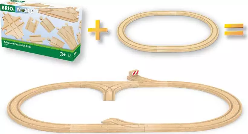 Expansion Pack - Wooden Train Track, Advance