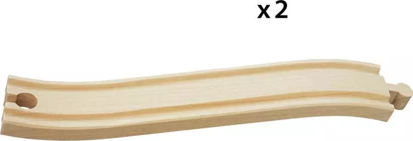 Ascending Wooden Train Track
