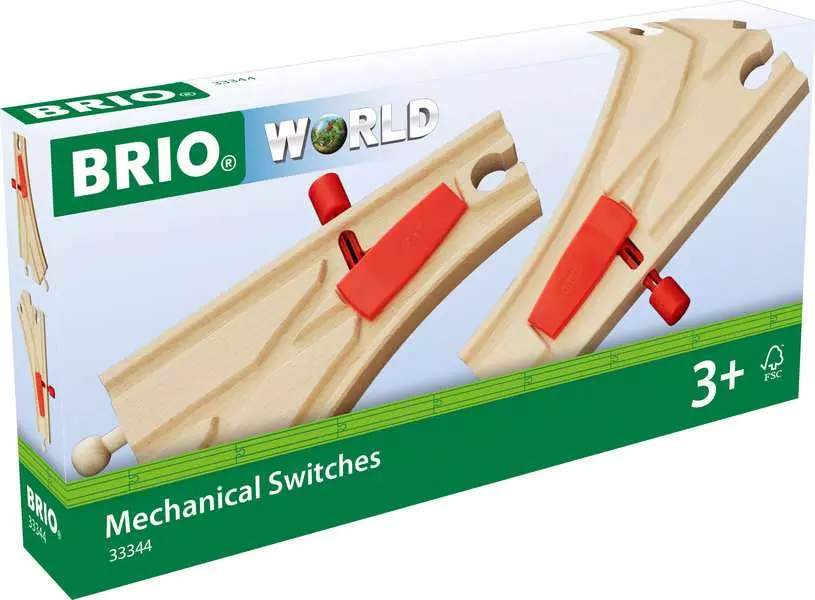 Mechanical Switches Wooden Train Track