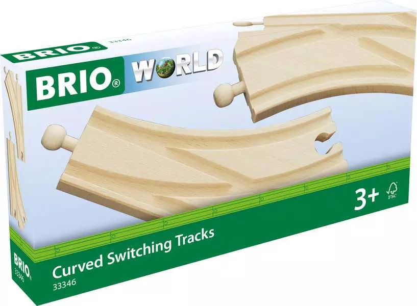 Curved Switches Wooden Train Track