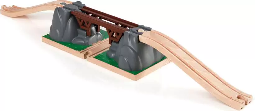 Collapsing Bridge - Toy Train Accessory, 3 Pieces