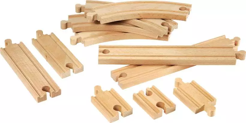 Expansion Pack - Wooden Train Track, Beginner