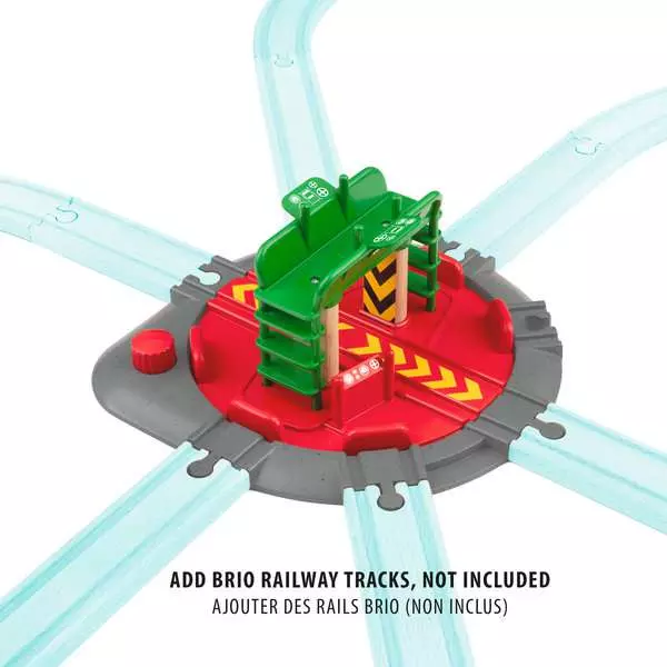 Turntable & Figure - Wooden Train Track