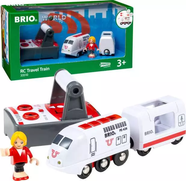 Remote Control Travel Train - Battery-Powered Toy Train