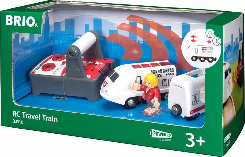 Remote Control Travel Train - Battery-Powered Toy Train