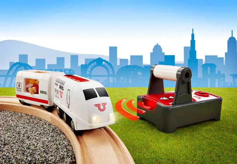 Remote Control Travel Train - Battery-Powered Toy Train