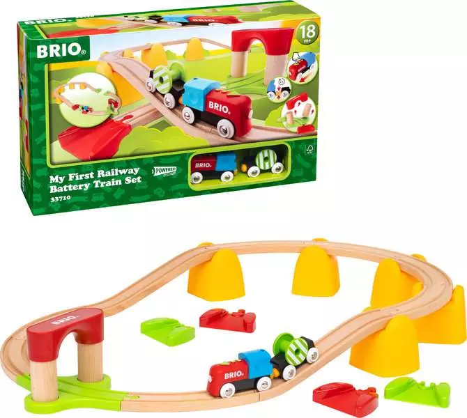 My First Railway: Battery Operated Train Set - Toddler Toy