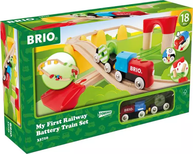 My First Railway: Battery Operated Train Set - Toddler Toy