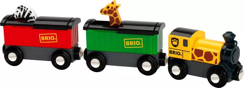 Safari Train - Toy Train Accessory, 3 Pieces
