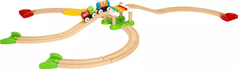 My First Railway: Beginner Pack - Wooden Toy Train Set
