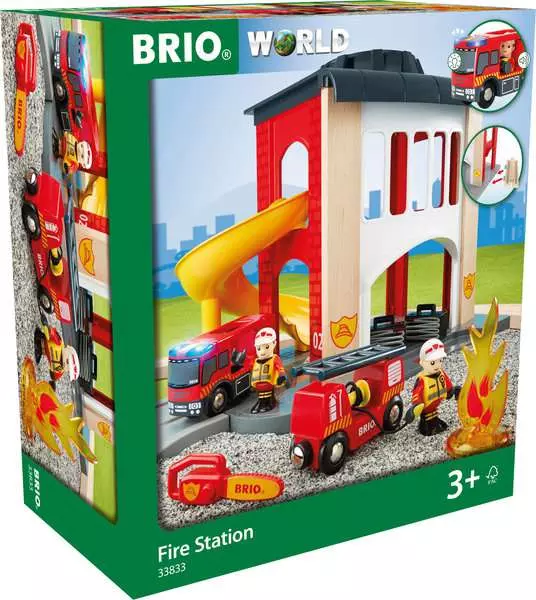 Fire Station - Train Set Accessory