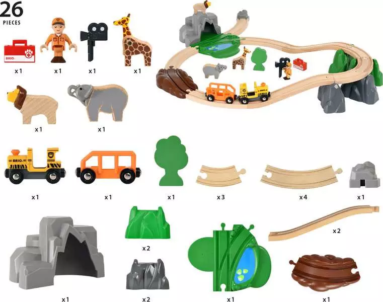 Safari Adventure Set - Train Set