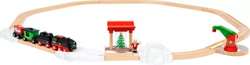Christmas Steaming Train Set - Train Set, 27 Pieces