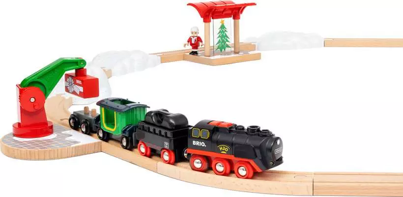 Christmas Steaming Train Set - Train Set, 27 Pieces