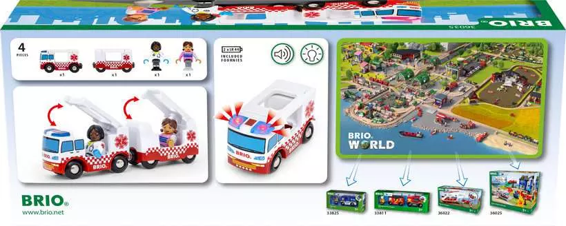 Rescue Ambulance - Train Set Accessory